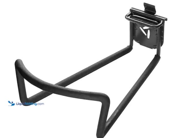 Lot 49-1567674 - Lot of (2) Gladiator 30 lb. Steel Deep Garage Hook for Gear Track or Gear Wall, Secures ladders, gar...