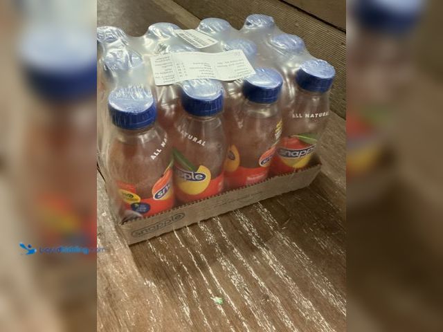 Lot 49-3539558 - Snapple Mango Madness Flavored Juice Drink, 16 fl oz recycled plastic bottle, Pack of 12 New