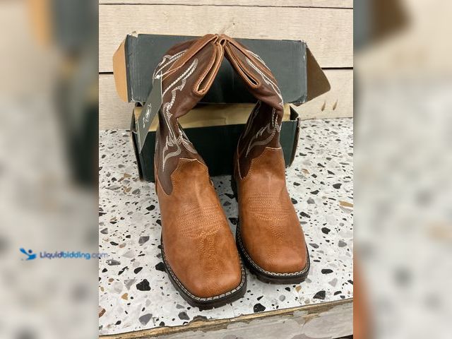 Lot 49-5459523 - RLW Cowboy Boots for Women Classic Western Style Women's Cowgirl Boots with Comfortable Pointed Toe....