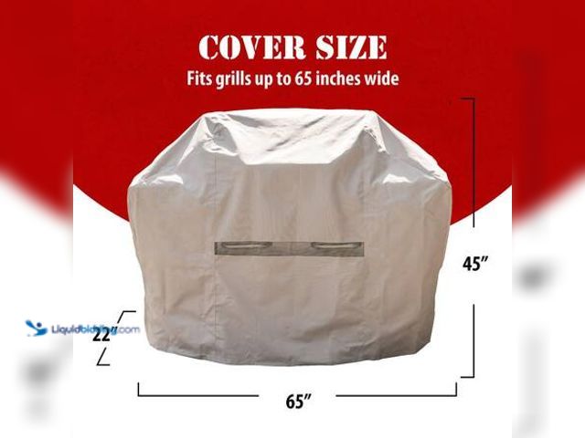 Lot 49-5554094 - Universal Premium Tan Grill Cover 65 in. Model # 700-0105 Unused