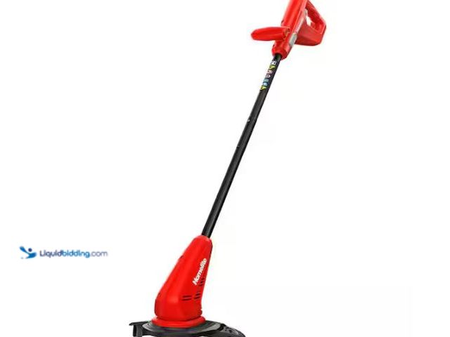 Lot 49-1627626 - Homelite 12V Lithium 10 in. Cordless String Trimmer/Edger with Internal 2.5 Ah Battery and Charger M...