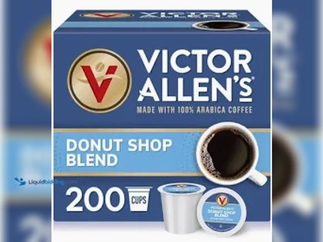 Lot 49-5541971 - Victor Allen's Coffee Donut Shop Blend, Medium Roast, 200 Count, Single Serve Coffee Pods for Keurig...