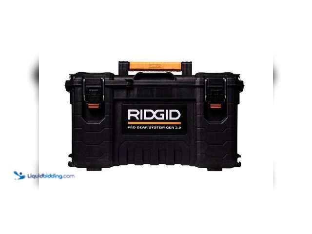 Lot 49-5435998 - RIDGID
Pro Gear System Gen 2.0 Stackable Durable 22 in. Modular Tool Box Storage With Heavy Duty La...