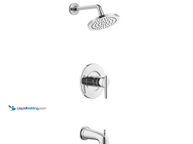 Lot 49-5573414 - Glacier Bay
Dorind Single-Handle 1-Spray Tub and Shower Faucet 1.8 GPM in Chrome (Valve Included), ...