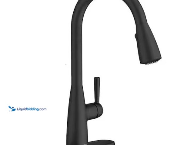Lot 49-1624585 - American Standard Fairbury 2S Single-Handle Pull-Down Sprayer Kitchen Faucet in Matte Black Model # ...