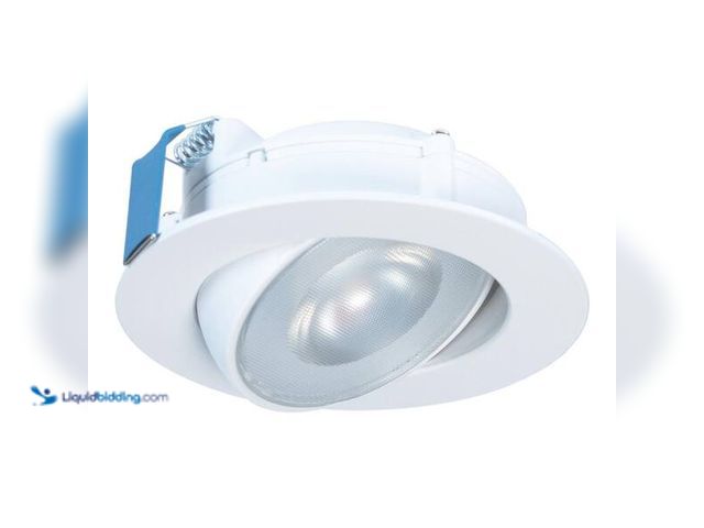 Lot 49-5446834 - HALO
HLA 4 in. Color Selectable (2700K-5000K) Canless Recessed Narrow Beam Adjustable Gimbal Trim I...