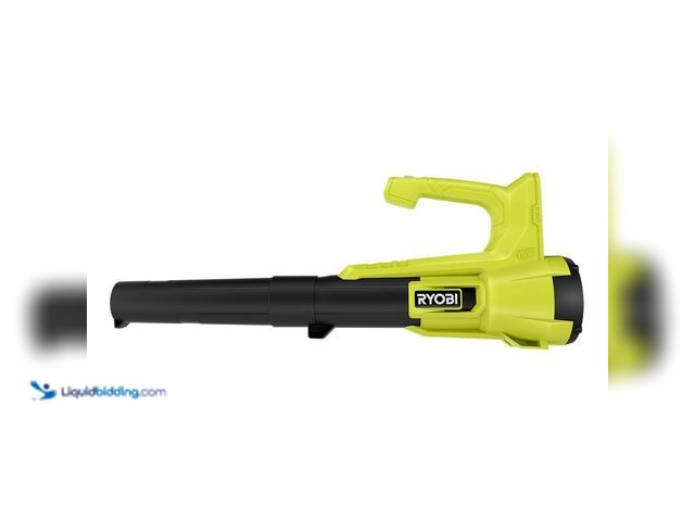 Lot 49-5543424 - RYOBI
ONE+ 18V 90 MPH 250 CFM Cordless Battery Leaf Blower/Sweeper. Tool Only. Model # P21011K. Unu...