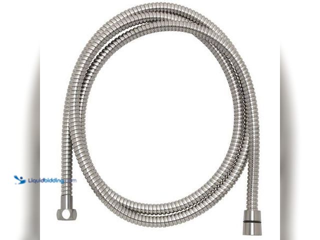Lot 49-5541593 - Glacier Bay 86 in. Stainless Steel Replacement Shower Hose in Brushed Nickel. Model # 3075-527. Unus...