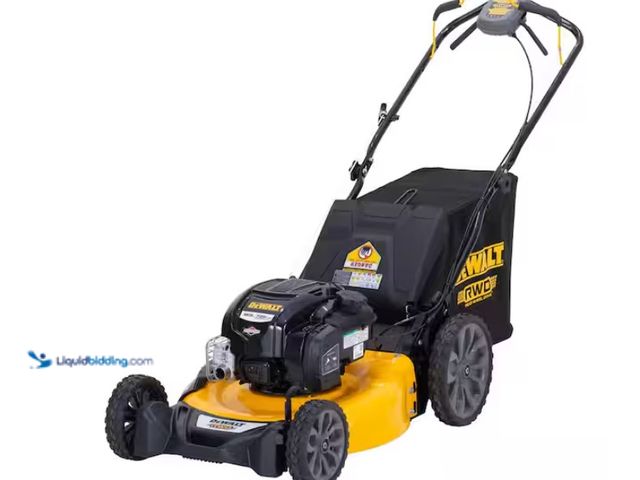 Lot 49-1622457 - DEWALT 21 in. 163cc Briggs and Stratton 725Exi Engine Rear Wheel Drive 3-in-1 Gas Self Propelled Wal...