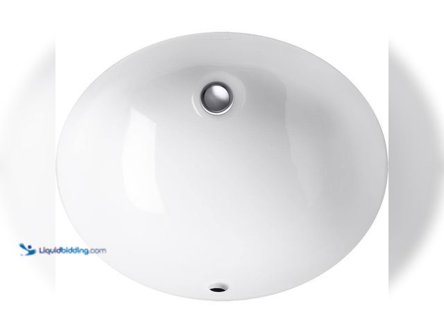 Lot 49-5413114 - KOHLER
Caxton 17 in. Oval Vitreous China Undermount Bathroom Sink in White Unused