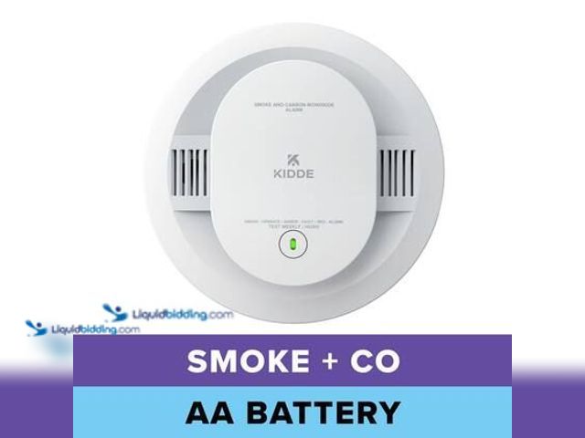 Lot 49-5575015 - Kidde Battery Powered Smoke and Carbon Monoxide Detector with LED Warning Lights and Voice Alarm, 30...