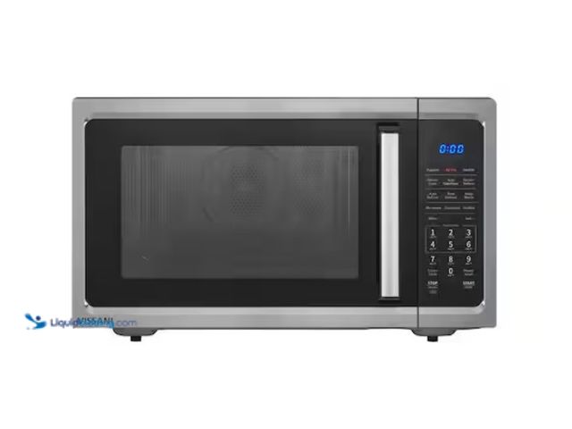 Lot 49-1578135 - Vissani 1.5 cu. ft. Countertop Convection Microwave in Fingerprint Resistant Stainless Steel with Ai...