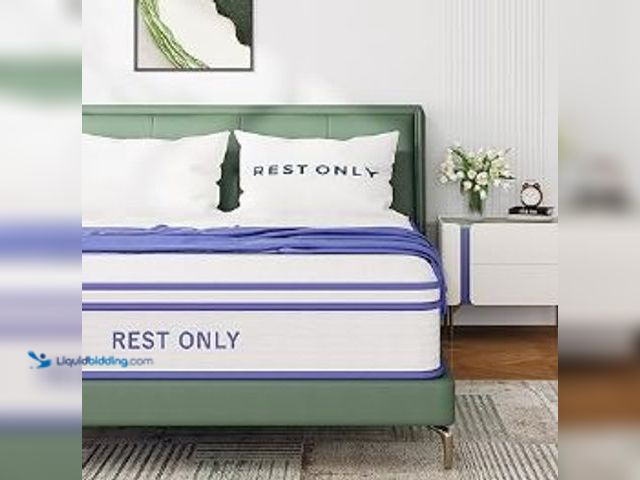 Lot 49-3464361 - Full Size Mattress 10 Inch, Rest Only Full Mattress in a Box, Medium Firm for Pressure Relief, Memor...