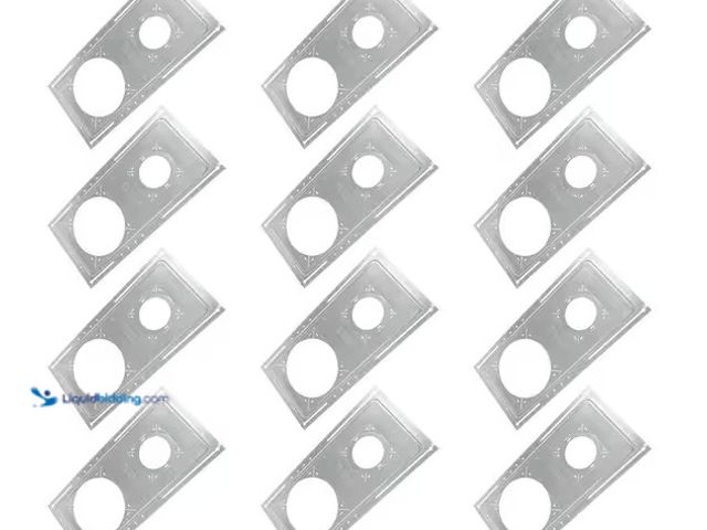 Lot 49-3637881 - HALO (12-PK) Smash Plate - 3/4/6 Inch Aperture Size, IC Rated, New Construction, Recessed Housing, S...