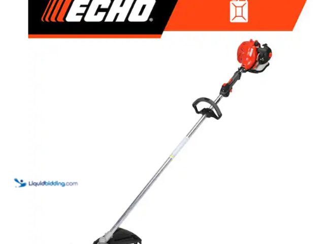 Lot 49-1636809 - ECHO 21.2 cc Gas 2-Stroke Straight Shaft String Trimmer Model # SRM-225, Used, Has Compression, Scuf...
