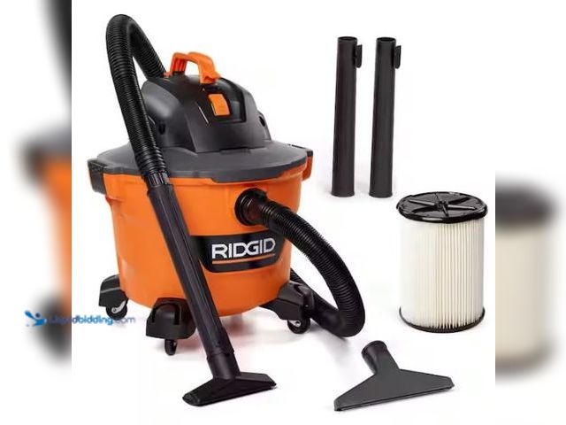 Lot 49-1569259 - RIDGID 9 Gal. 4.25 Peak HP NXT Shop Vacuum Wet Dry Vac with General Debris Filter, Locking Hose and ...