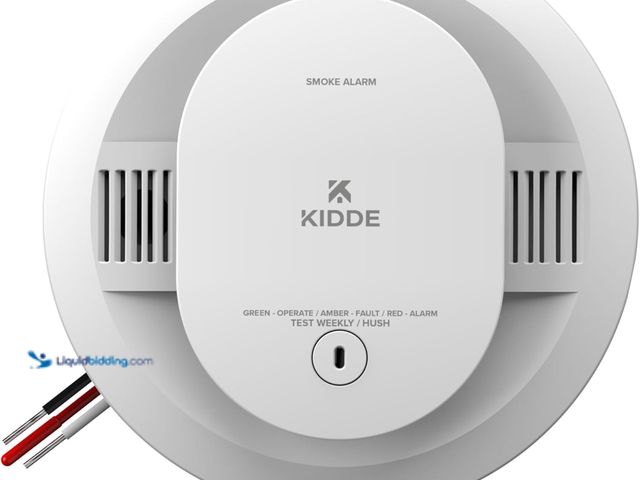 Lot 49-3527216 - Kidde, 20SAR, Hardwired Smoke Detector, AA Battery Backup, Interconnectable, LED Warning Light Indic...