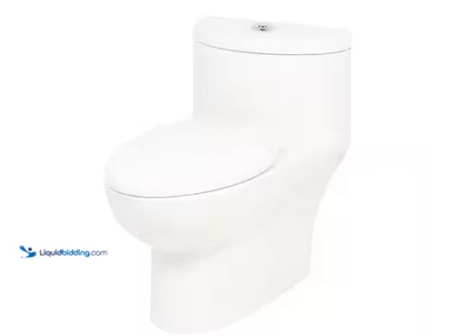 Lot 49-1517500 - American Standard Tofino Complete 1-Piece 1.1 GPF Dual Flush Elongated Toilet in White with Slow Clo...