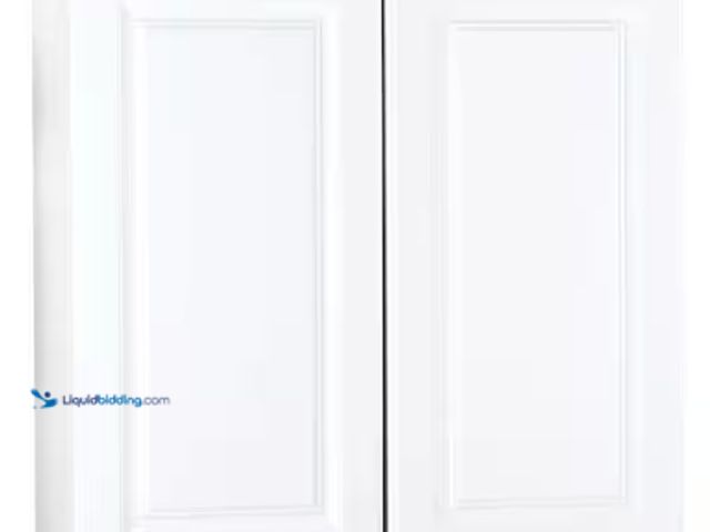 Lot 49-2000136 - Hampton Bay Hampton 30 in. W x 12 in. D x 30 in. H Assembled Wall Kitchen Cabinet in Satin White, Mo...