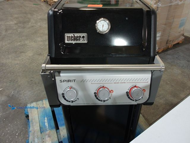 Lot 49-2000754 - Black Weber grill.Model #64301968, unused, has attachments.   Ref#hd0629