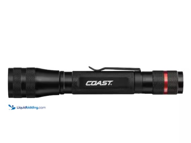 Lot 49-2026065 - Lot of (2). Coast G36 465 Lumens Alkaline Battery Dual Power LED Handheld Flashlight, Model # 30829....