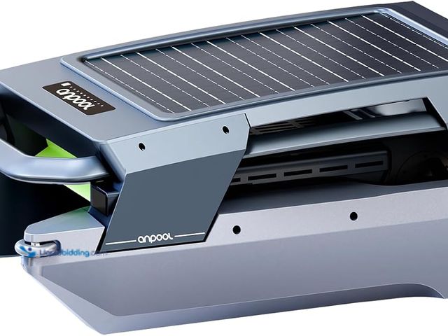 Lot 49-3527373 - Robotic Solar Pool Skimmer – Automatic One-Button Start, Solar & DC Charging, 72H Runtime (+40% Long...