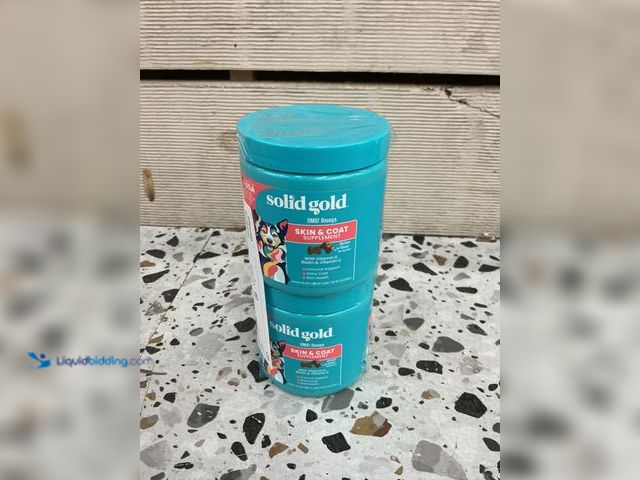 Lot 49-5485761 - QTY 2 - Solid Gold OMG! Chicken Flavored Soft Chews Omega 3 Fish Oil Supplement for Dogs, 60 count. ...