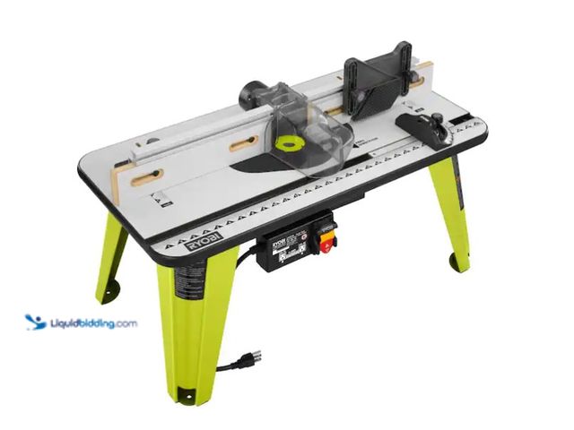 Lot 49-1571219 - RYOBI Universal Router Table, Model # A25RT03, Slightly used, Unable to test, Has attachments  Ref#S...
