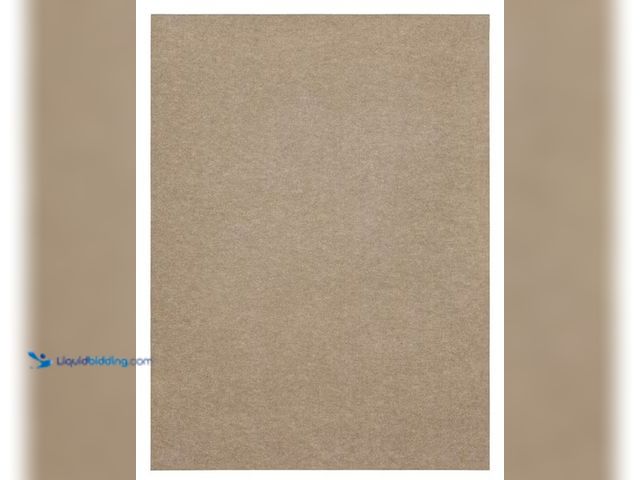 Lot 49-3637834 - TrafficMaster 6 ft. x 8 ft. Ribbed Taupe Indoor/Outdoor Area Rug, Model # 7P45B80PJ1VH, New.   Ref#H...