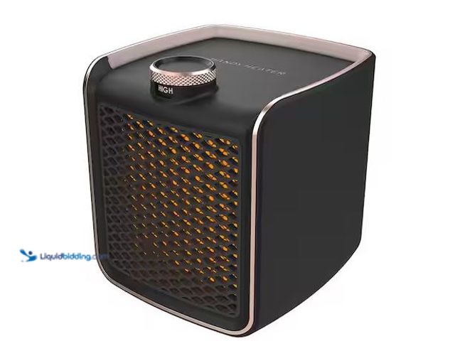 Lot 49-1568550 - HANDY HEATER 4944 BTU Fan Heater Electric Personal Space Heater Furnace with 2-Adjustable Settings M...