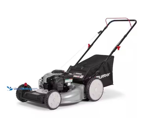 Lot 49-1575479 - Murray 21 in. 140 cc Briggs and Stratton Walk Behind Gas Push Lawn Mower with Height Adjustment and ...