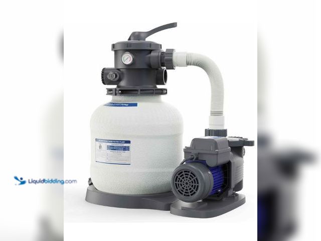 Lot 49-5436584 - AQUASTRONG Sand Filter Pump for Above Ground Pool with Timer, 2/3 HP Pool Pumps Above Ground 3000 GP...