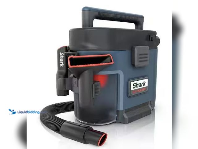 Lot 49-5490080 - Shark
MessMaster Portable 1 Gal. 7-Peak HP Corded Wet/Dry Vacuum with Self-Rinsing and AnyBag techn...