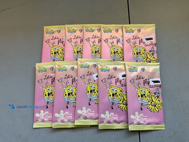 Lot 49-1977212 - Other WOW AMAZING LOT OF 10 FACTORY SEALED KB SPONGEBOB SQUAREPANTS SERIES 2 JAPANESE PACKS AN AMAZI...
