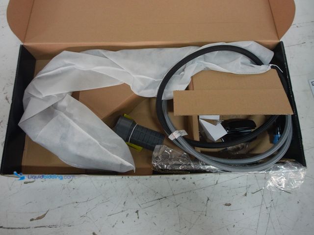 Lot 49-1629101 - Glacier Bay McKenna Single-Handle Pull Down Sprayer Kitchen Faucet in Stainless Steel with TurboSpra...