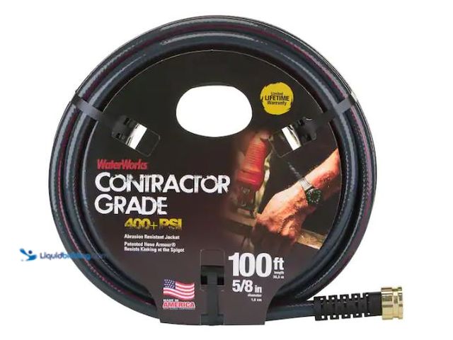 Lot 49-1624180 - WATERWORKS 5/8 in. x 100 ft. Heavy Duty Contractor Water Hose Model # CWWCGT58100, Unused  Ref#LBRel...
