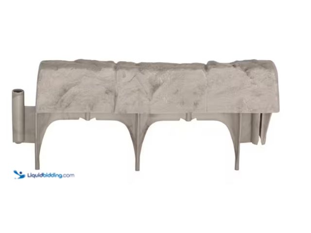 Lot 49-3613496 - Suncast Border Stone 10 ft. (12 in. Sections) Plastic Border Edging, Model # CPLBSE10TG, Unused  Ref...