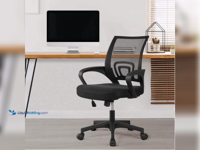 Lot 49-3531041 - Home Office Chair Ergonomic Desk Chair, Mesh Computer Chair with Lumbar Support& Armrest, Adjustable...