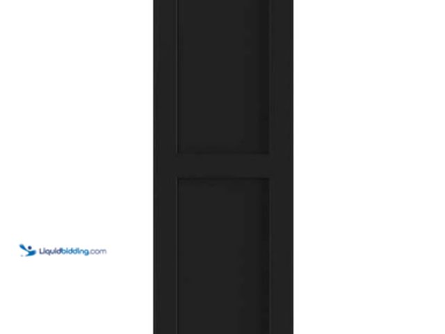 Lot 49-5547961 - Ply Gem Decorative Shutters 15''x55''. Black. UPC #099114400912. Unused