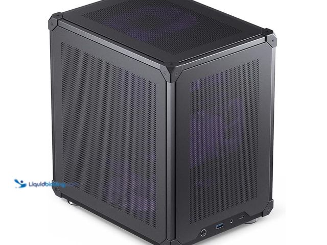 Lot 49-1567713 - JONSBO C6 Black Mini MATX Mesh PC Case, Simple Compact Desktop Micro ATX Chassis, Upper Cover/Side P...
