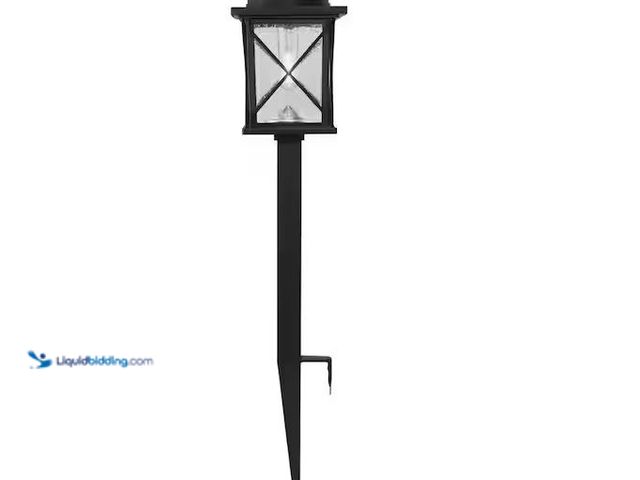 Lot 49-5555531 - Home Decorators Collection
Braxton 20 Lumen Black LED Weather Resistant Outdoor Solar Path Light wi...