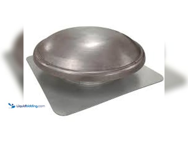 Lot 49-5438100 - Master Flow 1000 CFM Mill Power Roof Mount Attic Fan. Model # ERV4M. Unused