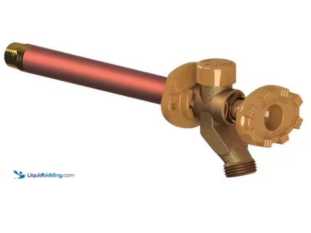 Lot 49-2006449 - Woodford 1/2 in. x 1/2 in. Brass Sweat x MPT x 10 in. L Freeze-Resistant Anti-Rupture Sillcock Valve...