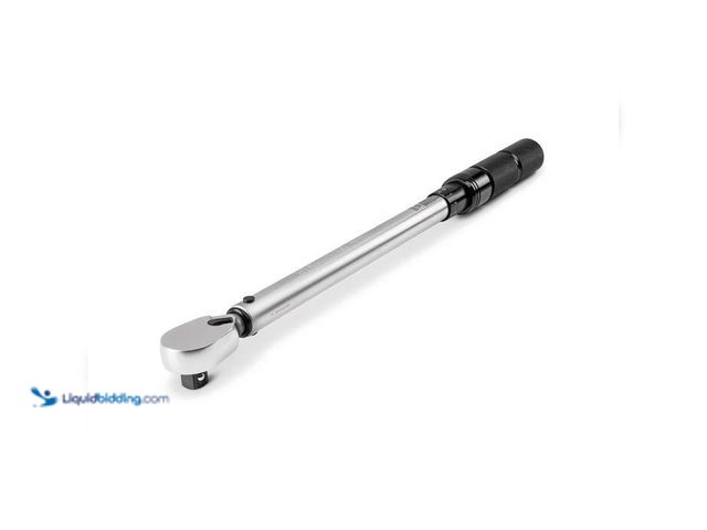Lot 49-2024771 - TEKTON 1/2 Inch Drive Dual-Direction Micrometer Torque Wrench (40-200 ft-lb). Model # TRQ52402. MSRP...