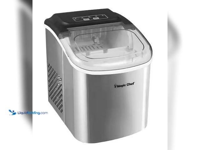 Lot 49-5490069 - Magic Chef
27 lbs. Bullet Ice Countertop Ice Maker in Stainless Steel Internet # 328877543
Model #...