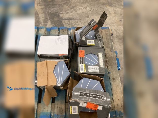 Lot 49-5446883 - MSI
Skylight Hexagon 9 in. x 10 in. Matte Porcelain Floor and Wall Tile (6.89 sq. ft./Case). Blue w...