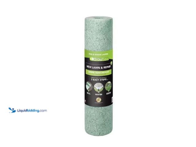 Lot 49-1549294 - GROWTRAX 100 sq. ft. Big Roll Year Around Green Grass Mixture Model # 803, New.  Ref#AHDPA1023