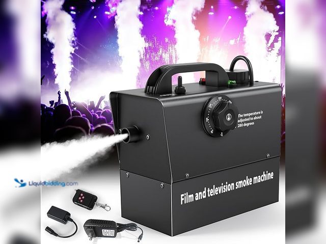 Lot 49-3528007 - Fog Machine 400W Rechargeable 21000mAh Battery Smoke Machine Small Portable, Manual & Remote Control...