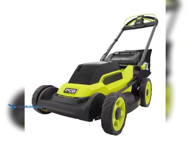 Lot 49-1627632 - RYOBI ONE+ HP 18V Brushless 20 in. Cordless Battery Walk Behind Self-Propelled Lawn Mower w/ (1) 6.0...