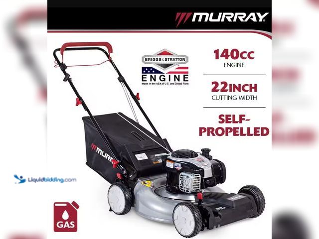 Lot 49-3566069 - Murray
22 in. 140 cc Briggs & Stratton Walk Behind Gas Self-Propelled Lawn Mower with Front Wheel D...